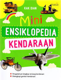 Image of Mini ensiklopedia kendaraan